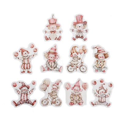20Pcs PET Self-adhesive Amusement Park Theme Decorative Tapes STIC-P016-B05-1