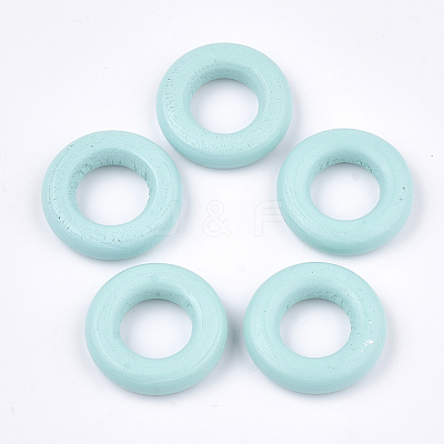 Painted Wooden Linking Rings WOOD-Q040-003B-06-1