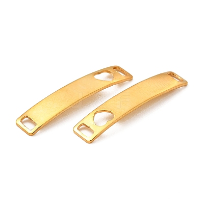 201 Stainless Steel Connector Charms STAS-D244-31G-B-1