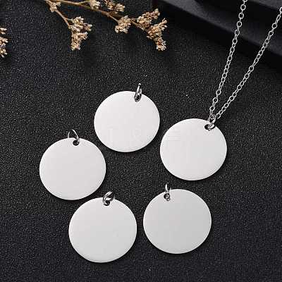 Tarnish Resistant 201 Stainless Steel Pendants STAS-S105-T637-1-20-1