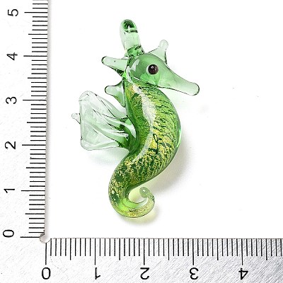 Handmade Lampwork Pendants X1-LAMP-A004-02C-1
