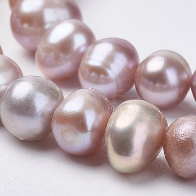 Natural Cultured Freshwater Pearl Beads Strands PEAR-D187-12-1