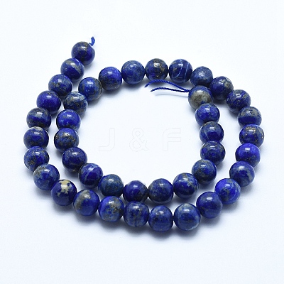 Natural Lapis Lazuli Beads Strands G-E483-17-6mm-1