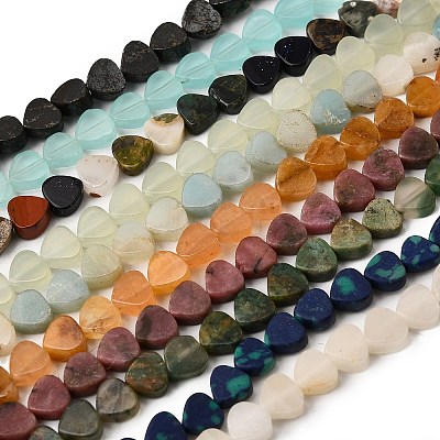 Natural & Synthetic Mixed Gemstone Beads Strands G-F801-B-01-1