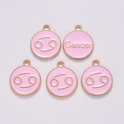 Alloy Enamel Pendants ENAM-S124-01B-09D-1