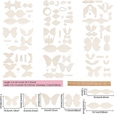 Unfinished Wooden Ornament WOOD-FG0001-22-1