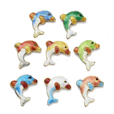 Handmade Cloisonne Beads CLB-Z001-06G-1