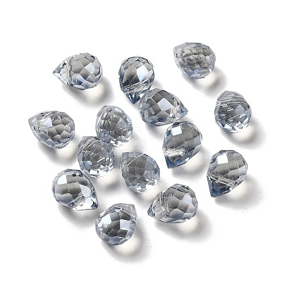 Electroplated Glass Beads GLAA-K062-01A-FR07-1