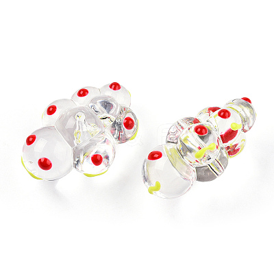 Transparent Acrylic Beads ACRC-T012-01-D01-1