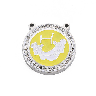 304 Stainless Steel Pendants STAS-N095-43B-1