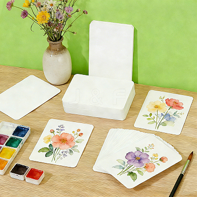 50Pcs Blank Paper AJEW-WH0709-240A-1