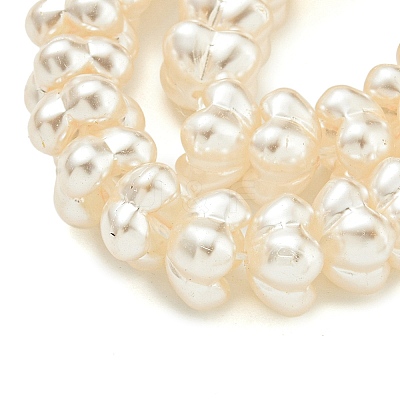Transparent Spray Painted Glass Beads Strands GLAA-P066-01C-1