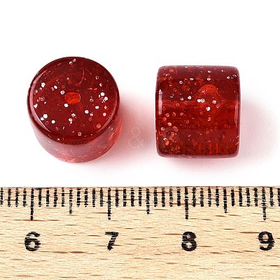 Opaque Acrylic Spacer Beads OACR-ZX006-15B-1