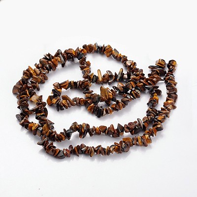 Natural Tiger Eye Beads Strands F012-1
