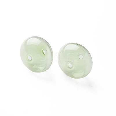 Transparent Handmade Blown Glass Globe Beads GLAA-T012-52F-1