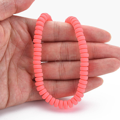 Handmade Polymer Clay Beads Strands CLAY-N008-17-1