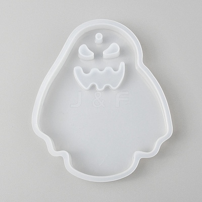 Halloween DIY Ghost Pendant Silicone Statue Molds DIY-P006-38-1