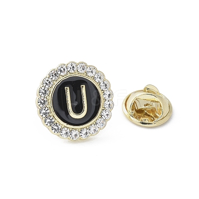 Letter Enamel Pins JEWB-S042-03U-G-1
