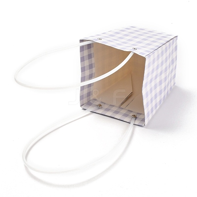 Trapezoid Kraft Paper Portable Bags CARB-J001-01A-1