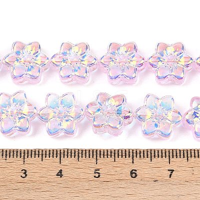 Electroplate Glass Beads Strands EGLA-P069-02A-AB02-1