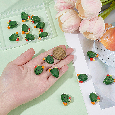 16Pcs Handmade Porcelain Beads PORC-ME0001-07-1