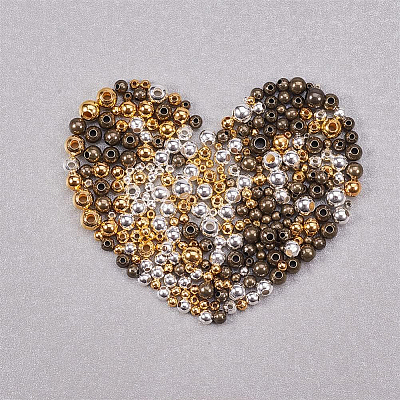 Brass Spacer Beads KK-PH0034-75-WH-1