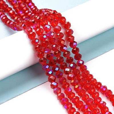 Electroplate Glass Beads Strands X1-EGLA-A034-T4mm-L09-1