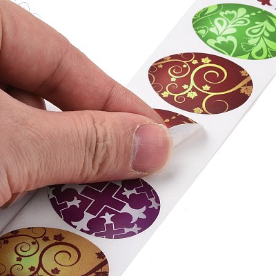 9 Patterns Easter Theme Self Adhesive Paper Sticker Rolls DIY-C060-02C-1