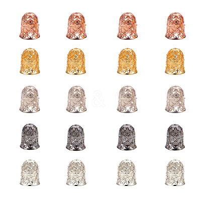 Brass Bead Caps KK-PH0034-79-1