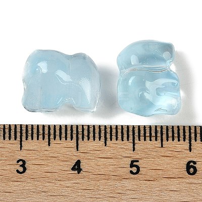 Spray Painted Glass Beads GLAA-Z007-04I-1