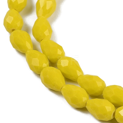 Opaque Solid Color Beads Strands EGLA-N013-P8mm-D06-1