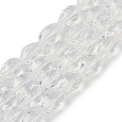 Transparent Glass Beads Strands EGLA-N013-T10mm-D01-1