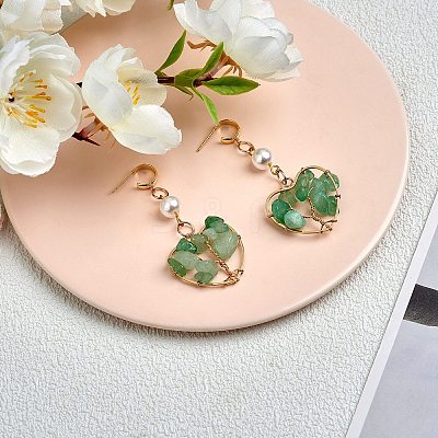 6Pcs 3 Styles Natural Gemstone Pendants FIND-SZ0002-70-1