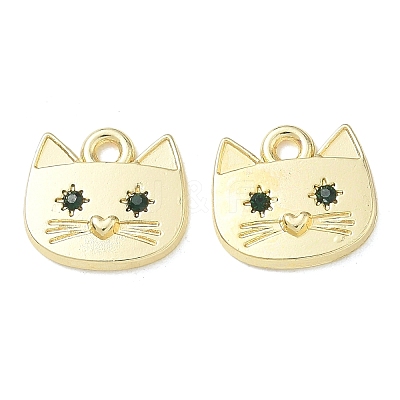 Alloy Rhinestone Pendants FIND-D044-21G-03-1