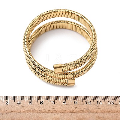 304 Stainless Steel Snake Chain Bangles BJEW-F522-01G-1