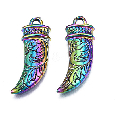 Rainbow Color Alloy Pendants PALLOY-N156-142-NR-1