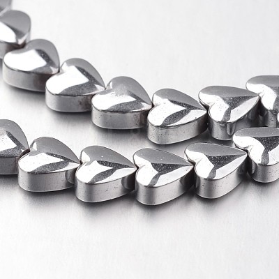 Electroplate Non-magnetic Synthetic Hematite Bead Strands G-F300-22A-01-1