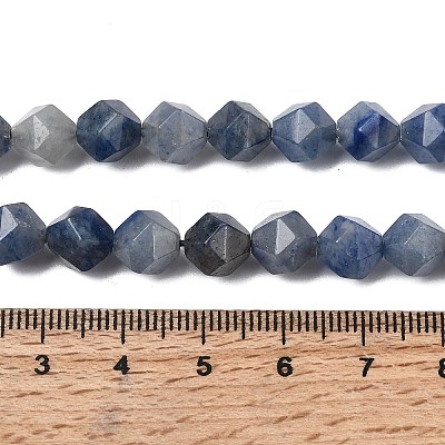 Natural Blue Aventurine Beads Strands G-Z119-A38-02-1