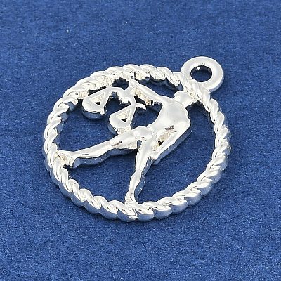 Twelve Constellations Alloy Pendants PALLOY-Q006-01K-S-1