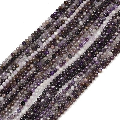 Natural Amethyst Beads Strands LS-G-F591-25-6mm-1