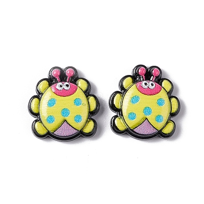 Opaque Resin Cabochons LS-RESI-C027-01C-1