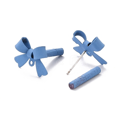 Alloy Stud Earring Findings EJEW-J102-08H-1