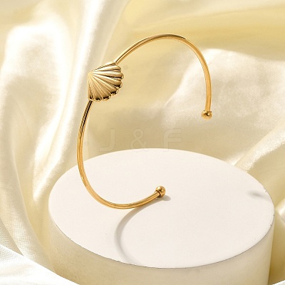 304 Stainless Steel Cuff Bangles STAS-Z108-08G-02-1