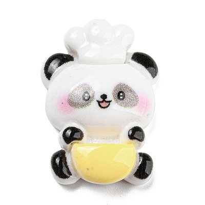 Cute Animal Opaque Resin Cabochons LS-RESI-C040-01F-1