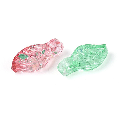 Transparent Spray Painted Acrylic Pendants ACRP-T011-07M-1