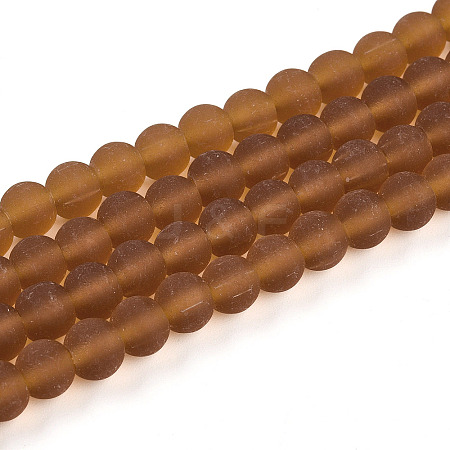 Transparent Glass Beads Strands GLAA-T032-T6mm-MD23-1