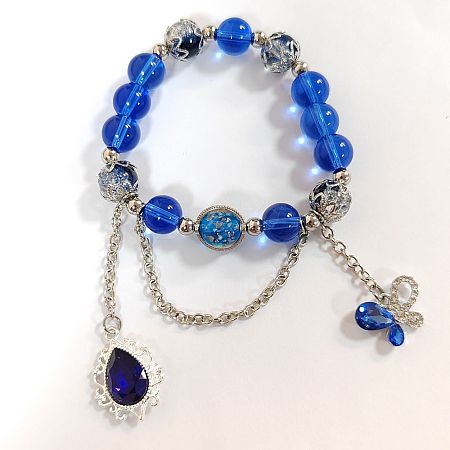 Glass & Lampwork Bracelets BJEW-TAC0031-1