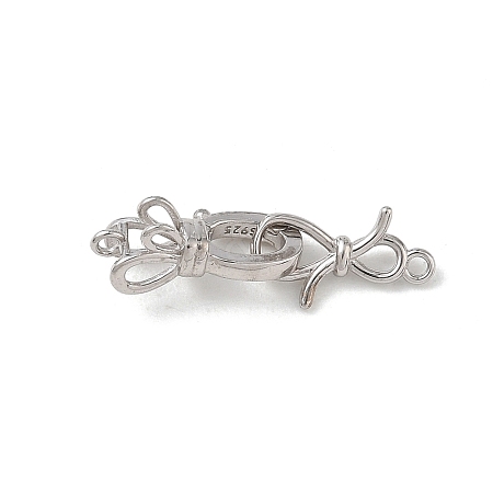 925 Sterling Silver Fold Over Clasps SE-CBAF1B0-01P-1