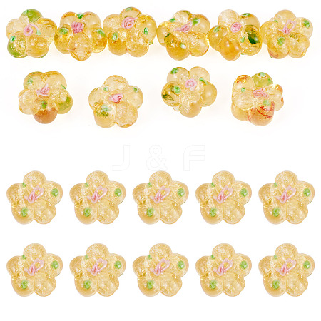 10Pcs Handmade Lampwork Beads LAMP-TADJ0001-01C-1
