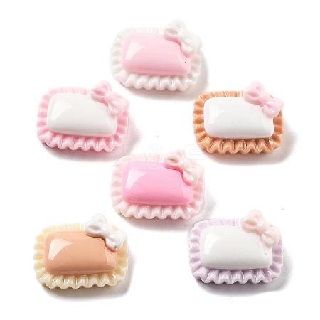 Cute Mini Cartoon Bowknot Series Resin Cabochons CRES-I037-04B-1